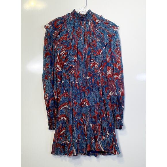 Ulla Johnson Vienne Birds of Paradise Mini Dress - Picture 4 of 7